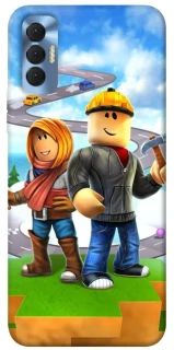 Чехол на TECNO Spark 8P Roblox Builder Adventure фото 1 из 1
