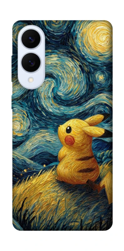 Чохол на Samsung Galaxy S25 Edge Pikachu and Van Gogh фото 1 з 1