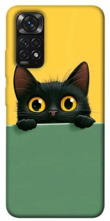 Чехол на Xiaomi Redmi Note 11 (Global) / Note 11S Black cat v2 фото 1 из 1