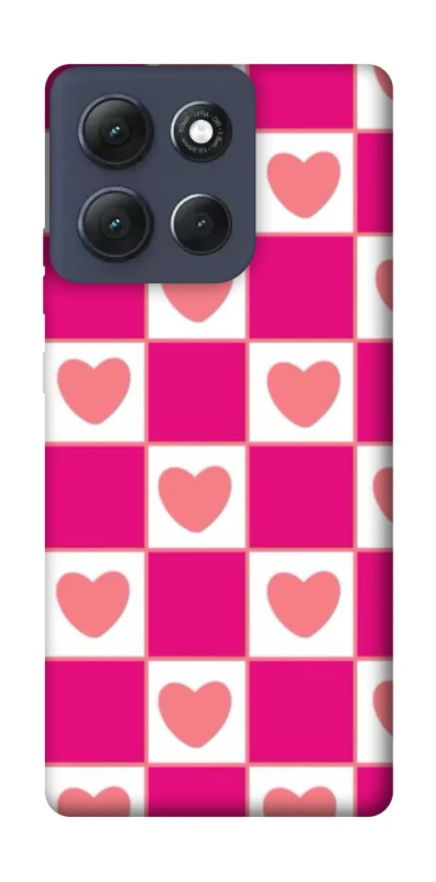 Чохол на Motorola Moto G86 Power Chess heart фото 1 з 1