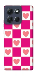 Чехол на Motorola Moto G86 Power Chess heart фото 1 из 1