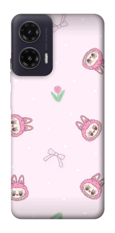 Чохол на Motorola Moto G35 Labubu Flower фото 1 з 1