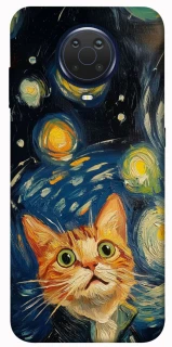 Чехол на Nokia G20 / G10 / 6.3 paint cat фото 1 из 1