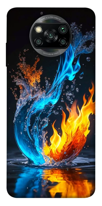 Чехол на Xiaomi Poco X3 NFC / Poco X3 Pro Water And Fire фото 1 из 1