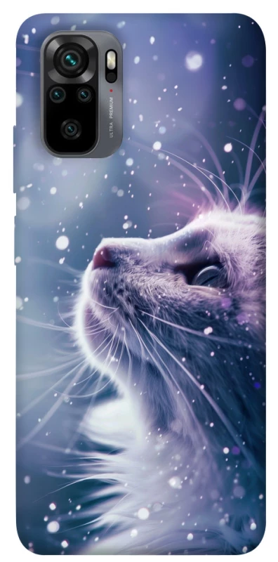Чехол на Xiaomi Poco M5s Snow cat фото 1 из 1