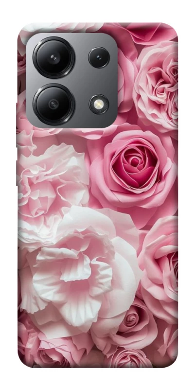 Чехол на Xiaomi Redmi Note 13 4G Розовые цветы фото 1 из 1