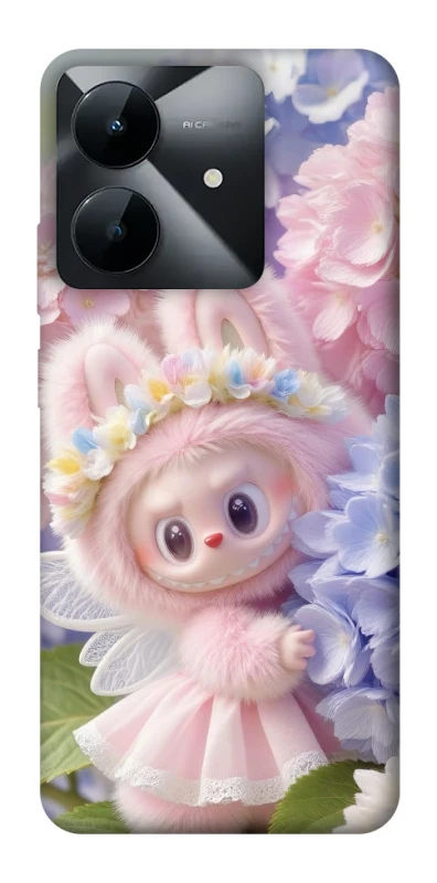 Чехол на Realme Note 60x Labubu & Flowers ver.1 фото 1 из 1