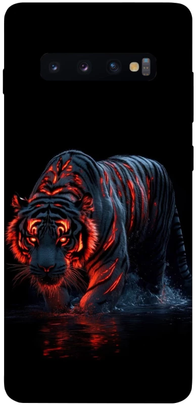 Чохол на Samsung Galaxy S10+ fire tiger фото 1 з 1
