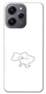 Чохол на Xiaomi Redmi 12 Ukraine map фото 1 з 1