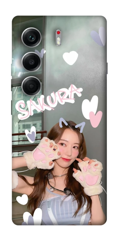 Чохол на Tecno Camon 40 Sakura - LE SSERAFIM фото 1 з 1