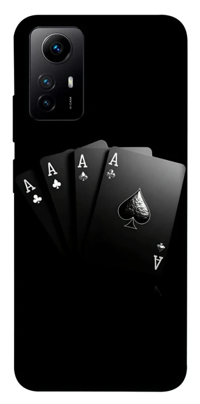 Чехол на Xiaomi Redmi Note 12S Black Cards фото 1 из 1