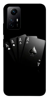 Чехол на Xiaomi Redmi Note 12S Black Cards фото 1 из 1