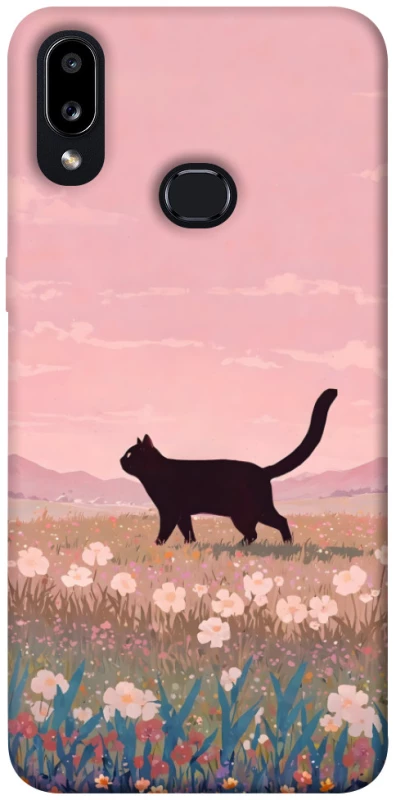 Чохол на Samsung Galaxy A10s cat on a field фото 1 з 1