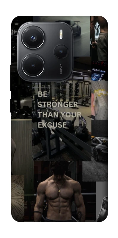 Чохол на Xiaomi Redmi Note 14 4G (Int. version) Be stronger фото 1 з 1