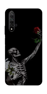 Чехол на Huawei Honor 20 / Nova 5T Skeleton vs Rose фото 1 из 1