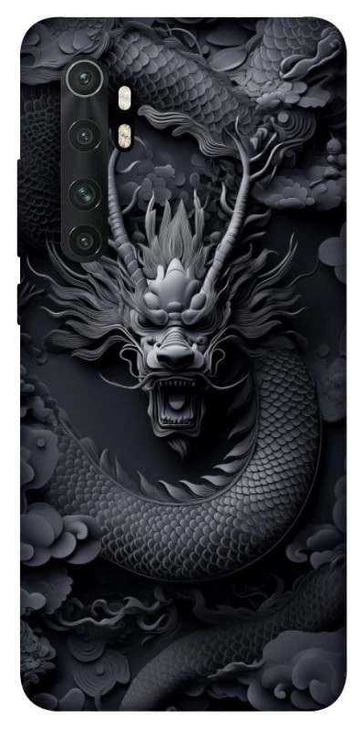 Чохол на Xiaomi Mi Note 10 Lite black dragon фото 1 з 1