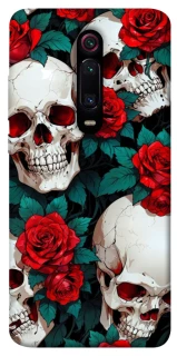 Чохол на Xiaomi Redmi K20 / K20 Pro / Mi9T / Mi9T Pro skull and rose фото 1 з 1
