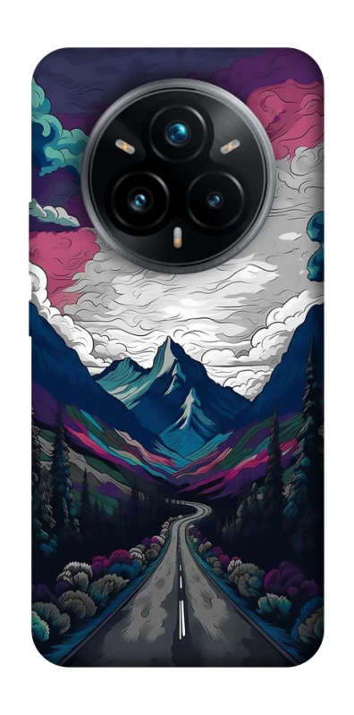 Чехол на Realme 14 Pro+ Нарисованные горы фото 1 из 1