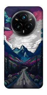 Чехол на Realme 14 Pro+ Нарисованные горы фото 1 из 1