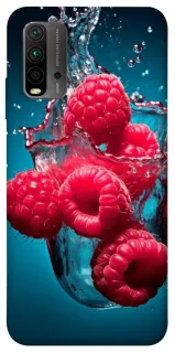 Чехол на Xiaomi Redmi 9T Малинка в воде фото 1 из 1