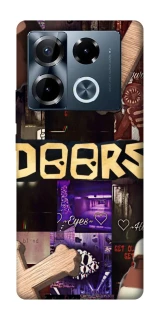 Чехол на Infinix Note 40 Pro 4G Roblox doors dark mode фото 1 из 1