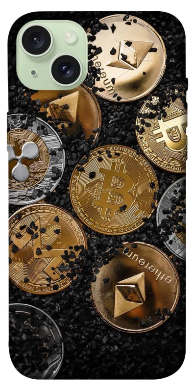 Чехол на Apple iPhone 15 Plus (6.7") Many coins v2 фото 1 из 1