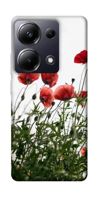 Чехол на Xiaomi Poco M6 Pro 4G Поле маков фото 1 из 1