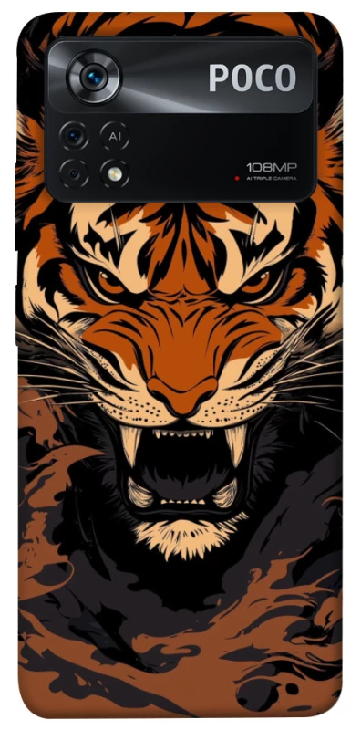 Чехол на Xiaomi Poco X4 Pro 5G cool tiger фото 1 из 1