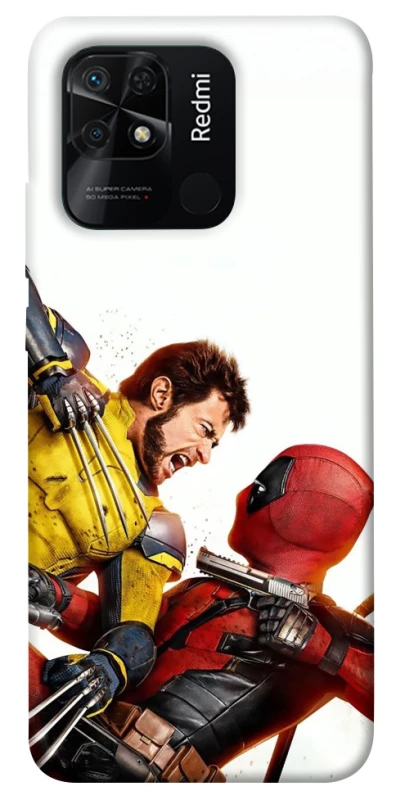 Чохол на Xiaomi Redmi 10C Deadpool and Wolverine фото 1 з 1