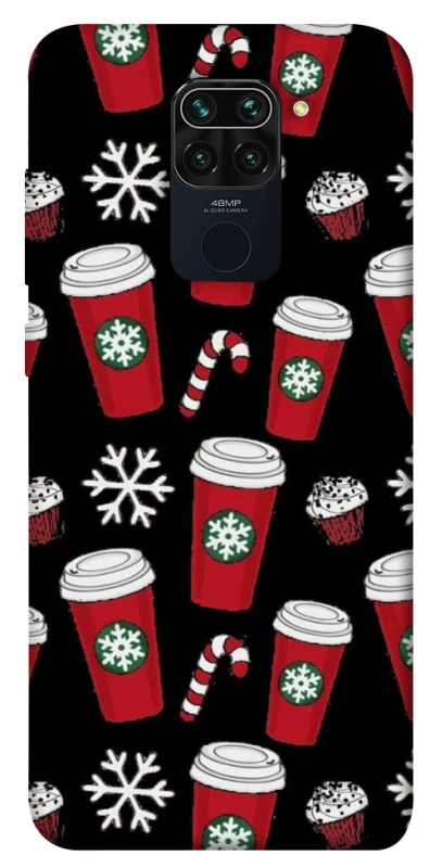 Чехол на Xiaomi Redmi Note 9 / Redmi 10X Новогодний v40 фото 1 из 1
