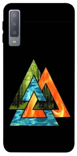 Чехол на Samsung A750 Galaxy A7 (2018) Валькнут v4 фото 1 из 1