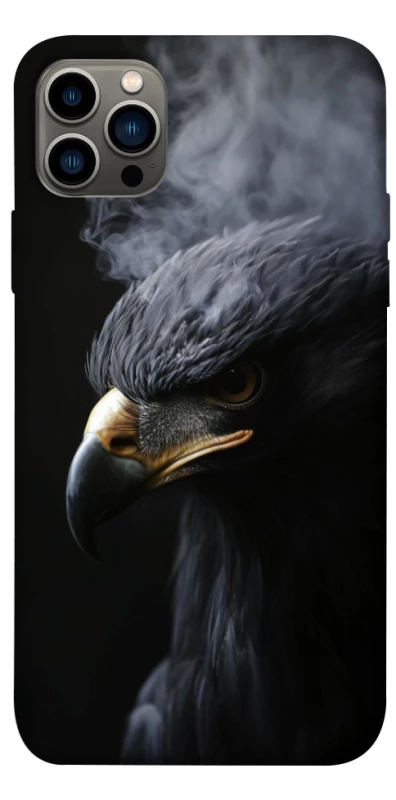 Чехол на Apple iPhone 12 Pro (6.1") black eagle фото 1 из 1