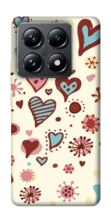 Чохол на Xiaomi 14T Pro Pretty hearts фото 1 з 1