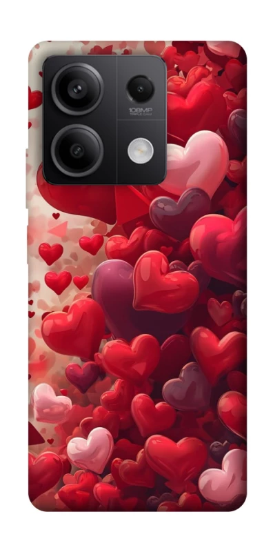 Чохол на Xiaomi Redmi Note 13 5G Many hearts фото 1 з 1