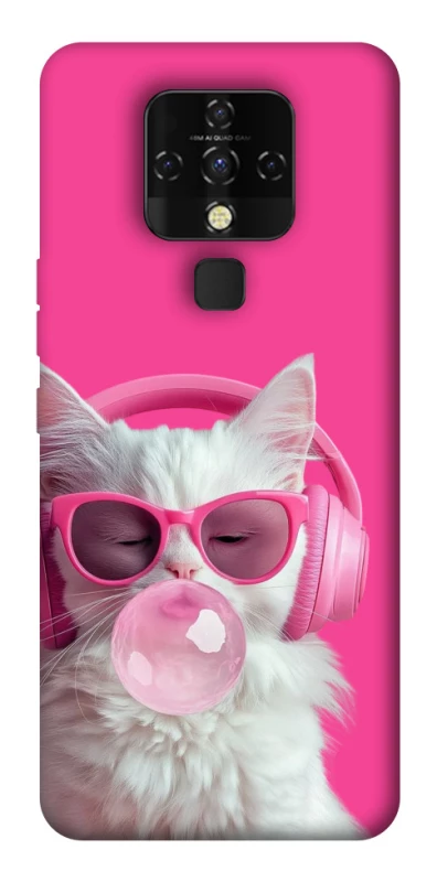 Чохол на TECNO Camon 16 SE Pink kitty фото 1 Чохол на TECNO Camon 16 SE Pink kitty фото 1 з 1