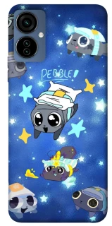 Чехол на TECNO Camon 19 Neo Pebble kitten stars фото 1 из 1