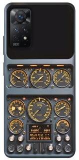 Чехол на Xiaomi Redmi Note 11 Pro 4G/5G Airplane instrument panel фото 1 из 1