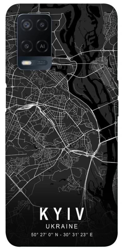 Чохол на Oppo A54 4G Kyiv map фото 1 з 1