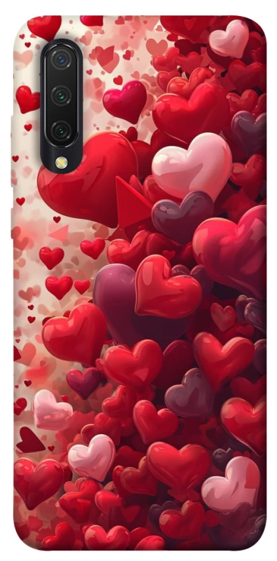 Чохол на Xiaomi Mi CC9 / Mi 9 Lite Many hearts фото 1 з 1