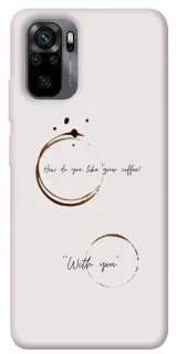 Чехол на Xiaomi Redmi Note 10 / Note 10s Coffee with you фото 1 из 1