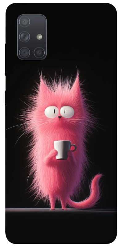 Чехол на Samsung Galaxy A71 Розовый котёнок фото 1 из 1