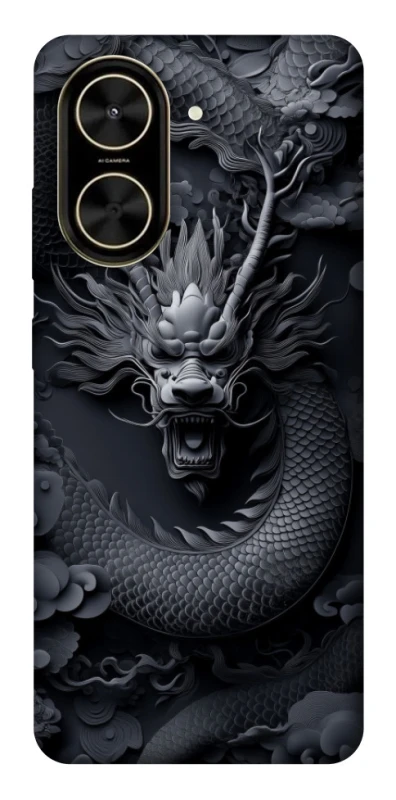 Чехол на Xiaomi Poco C71 black dragon фото 1 из 1