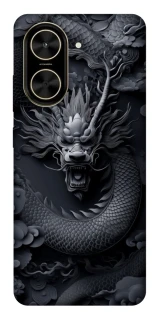 Чехол на Xiaomi Poco C71 black dragon фото 1 из 1