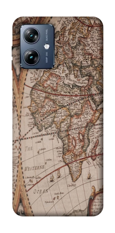 Чехол на Motorola Moto G54 Power Карта путешествий фото 1 из 1