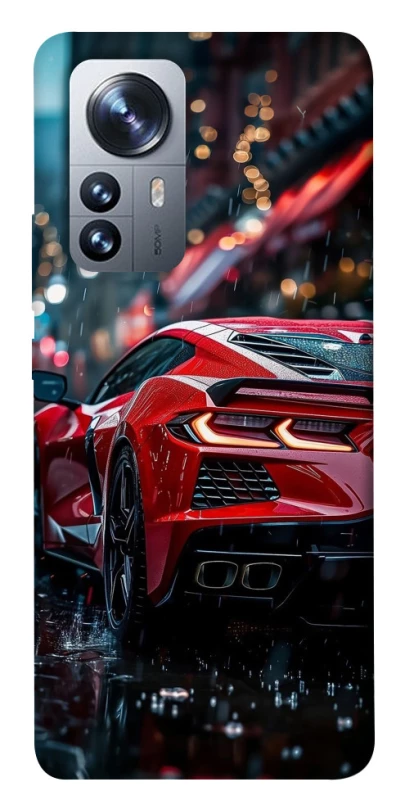 Чехол на Xiaomi 12 / 12X Red sports car фото 1 из 1
