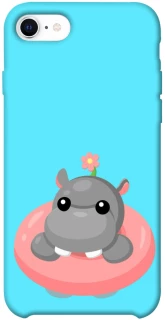 Чехол на Apple iPhone SE (2020) Adopt Me Hippo Floatie фото 1 из 1