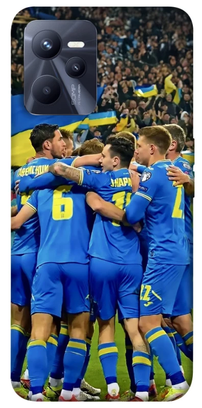 Чехол на Realme C35 Сборная Украины v3 фото 1 из 1