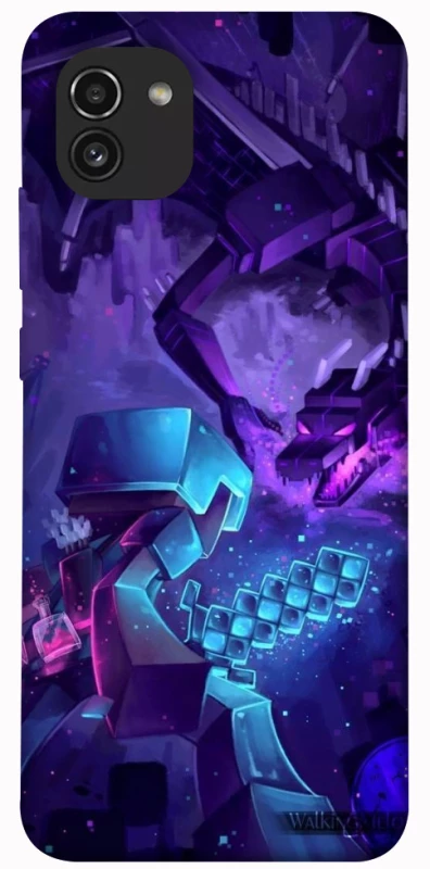 Чохол на Samsung Galaxy A03 Minecraft dragon фото 1 з 1