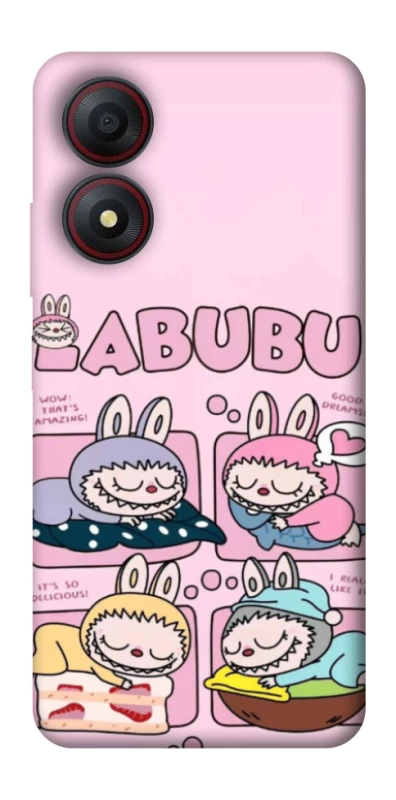 Чохол на ZTE Blade A34 4G Labubu Dreams Collage фото 1 з 1