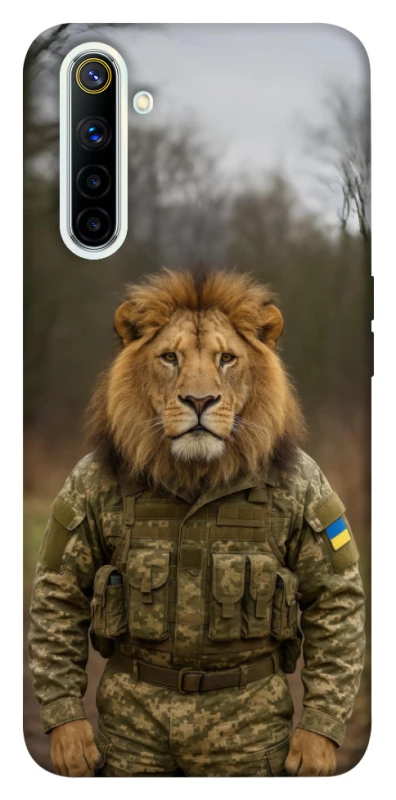 Чехол на Realme 6 Лев защитник фото 1 из 1
